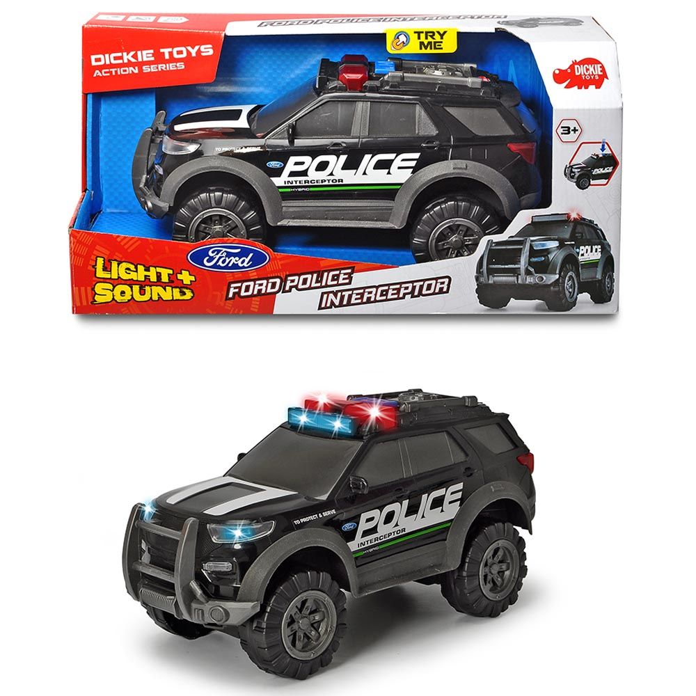 Buy Dickie Ford Police Interceptor Push and Pull Car | Yallatoys.com