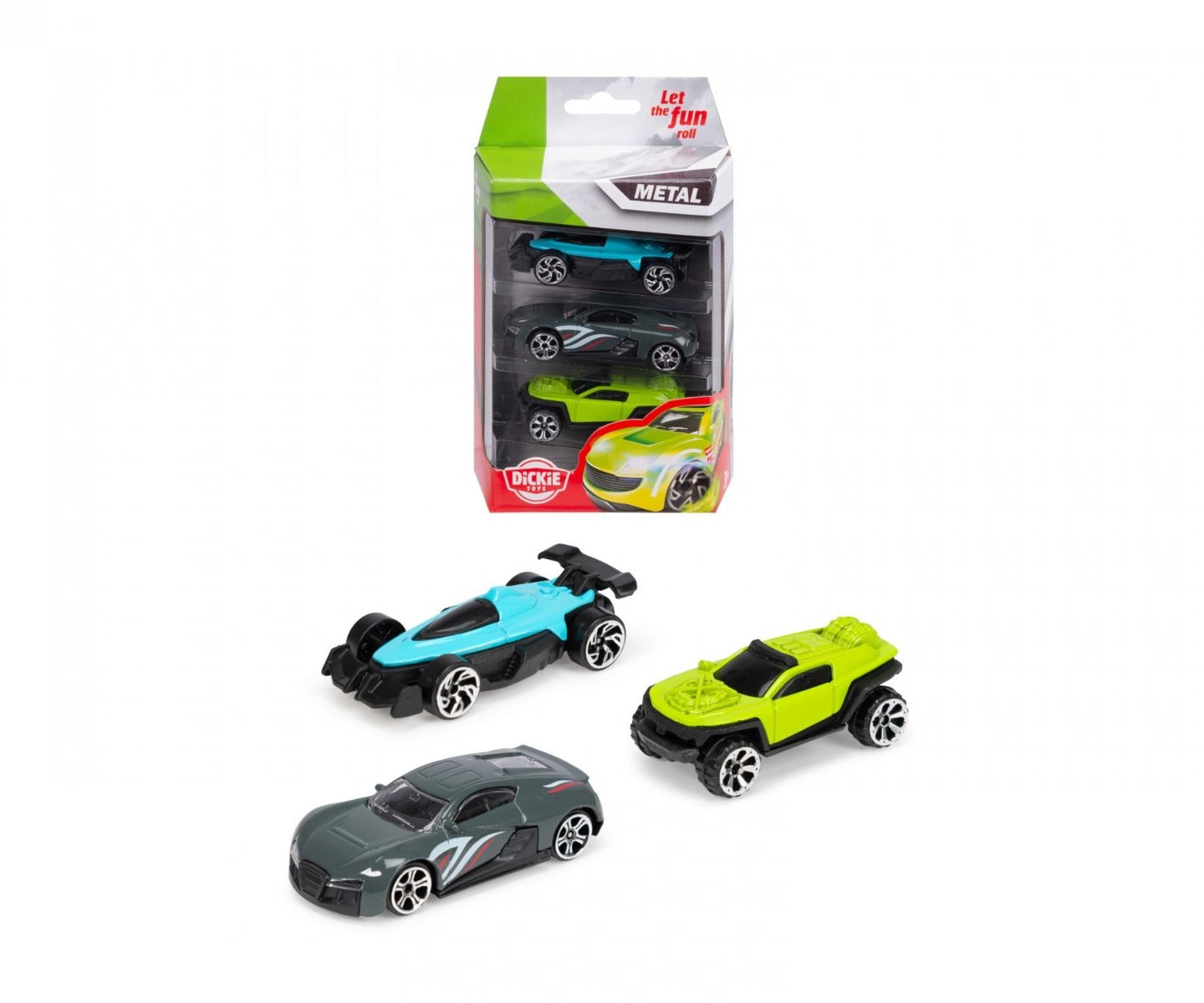 Buy Dickie Toys Die cast vehicles 3 Pack (Sold Separately Subjected to Availability) | Yallatoys.com
