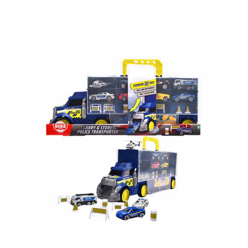 Buy Dickie Toys Carry And Store Transporter Police | Yallatoys.com