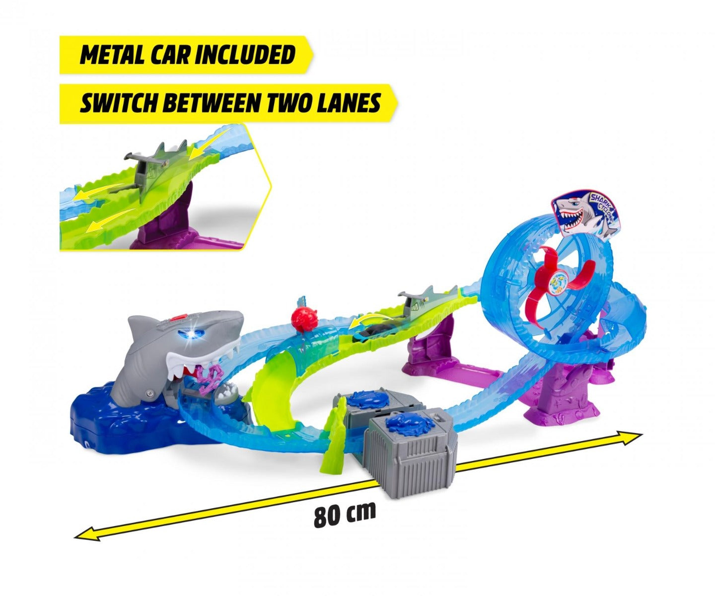 Buy Dickie Toys White Shark Car Race Track | Yallatoys.com