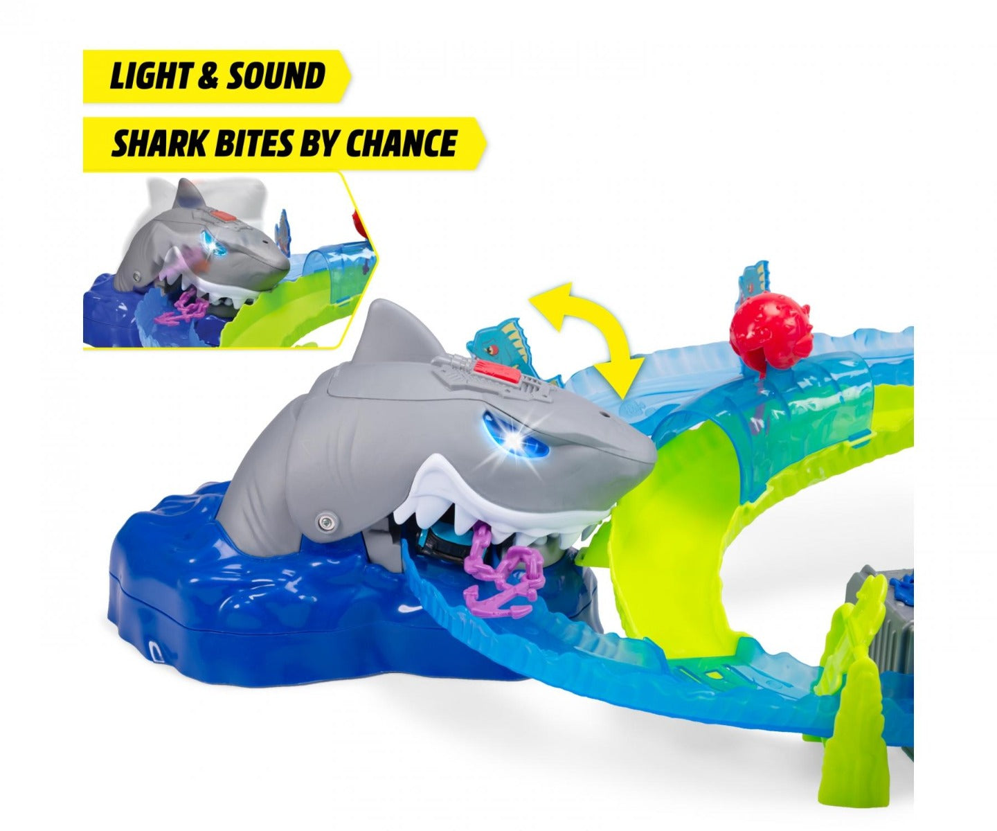 Buy Dickie Toys White Shark Car Race Track | Yallatoys.com