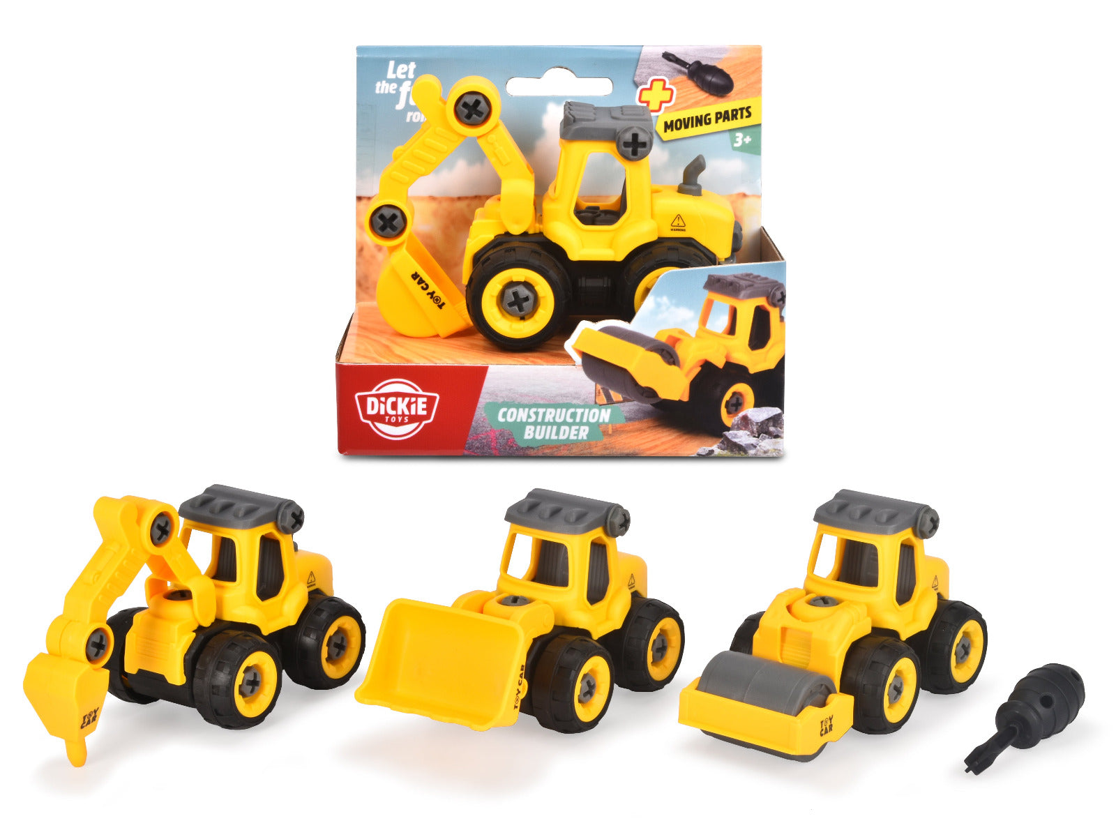 Buy Dickie Construction Builder Vehicles (Sold Separately Subject to Availability) | Yallatoys.com
