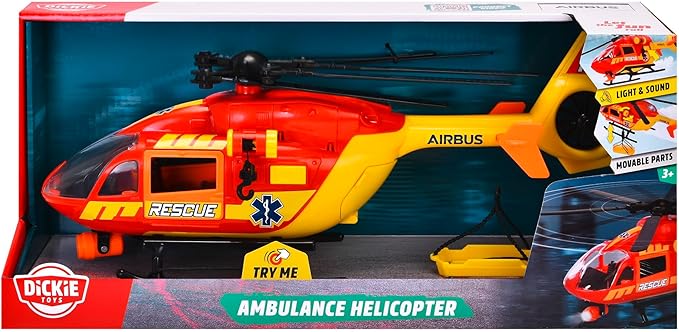 Buy Dickie Toys Airbus Ambulance Helicopter | Yallatoys.com