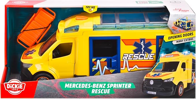 Buy Dickie Mercedes Benz Sprinter Rescue Vehicle | Yallatoys.com