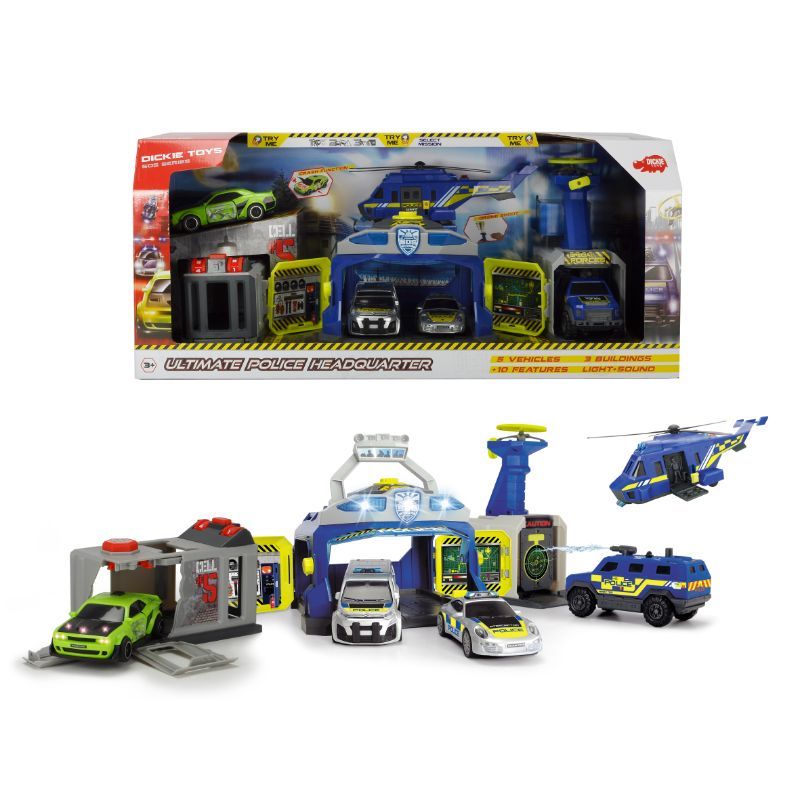 Buy Dickie SOS Ultimate Police Headquarter Playset | Yallatoys.com