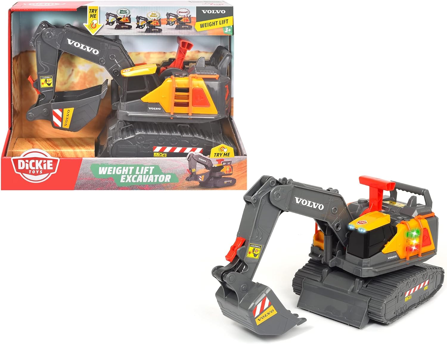 Buy Dickie Volvo 12inch Excavator Construction Truck | Yallatoys.com