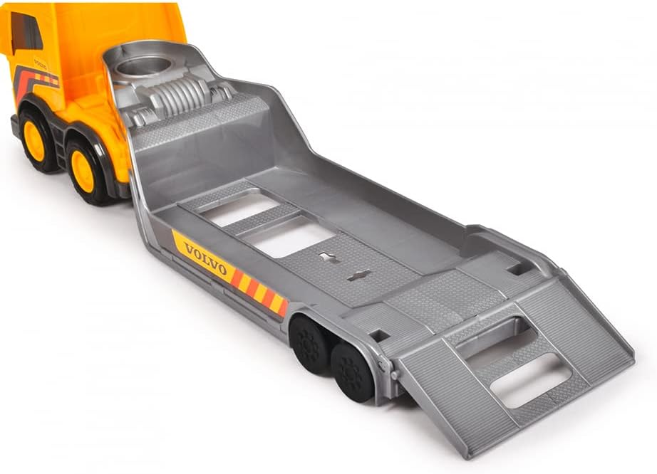 Buy Dickie Light & Sound Volvo Truck with Trailer and 1 Construction Vehicle | Yallatoys.com