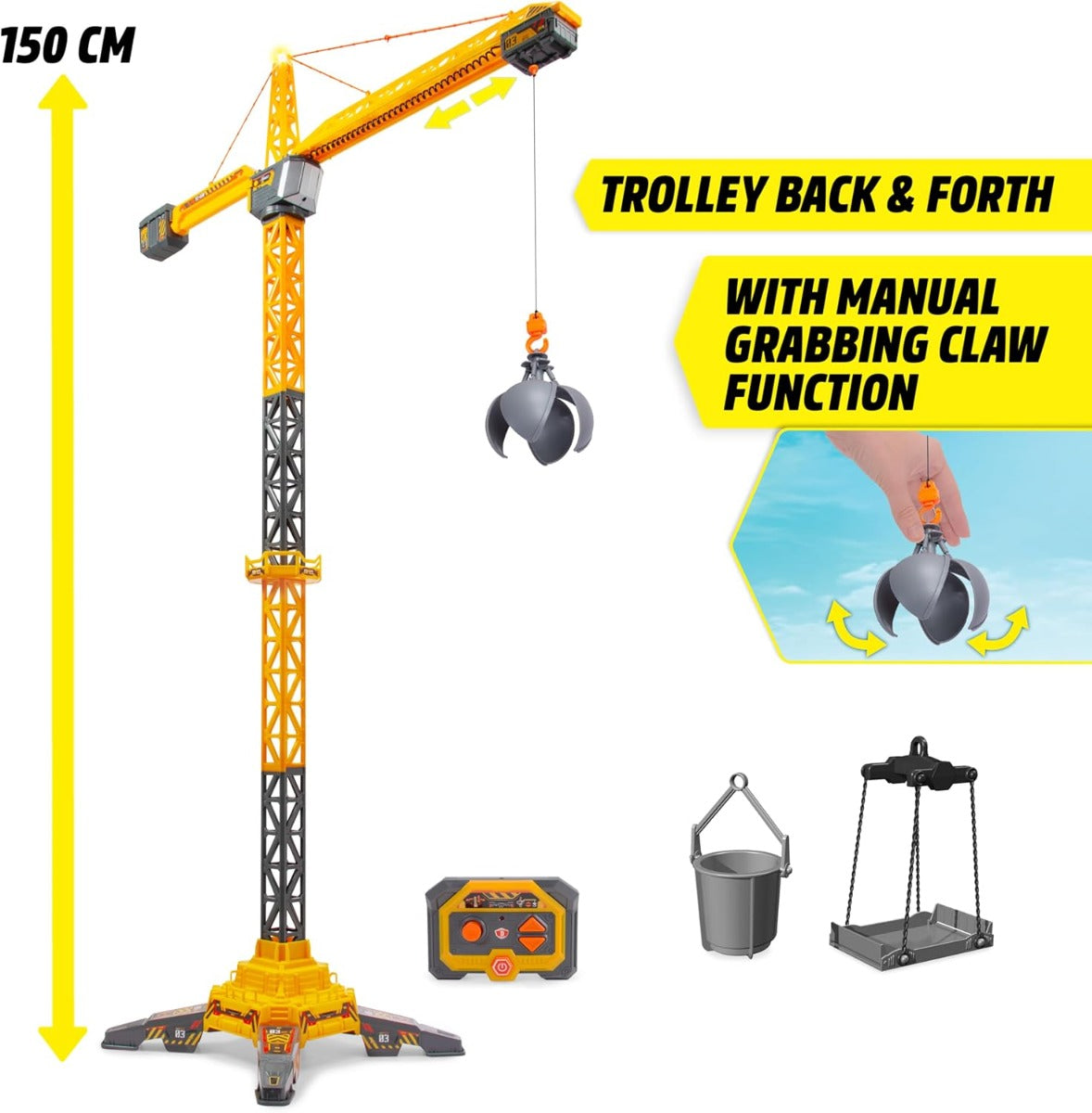 Buy Dickie Toys Remote Controlled Titan Crane | Yallatoys.com