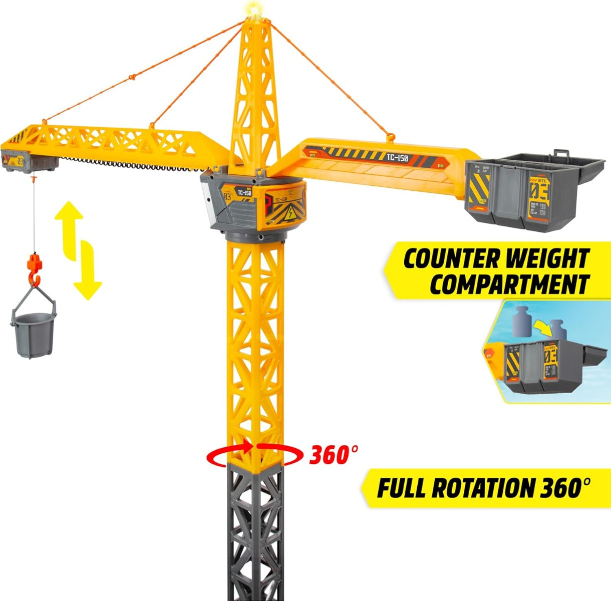Buy Dickie Toys Remote Controlled Titan Crane | Yallatoys.com