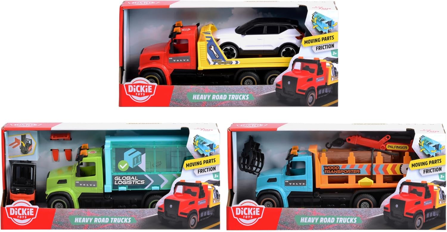 Buy Dickie Heavy Road Trucks (Sold Separately Subjected to Availability) | Yallatoys.com