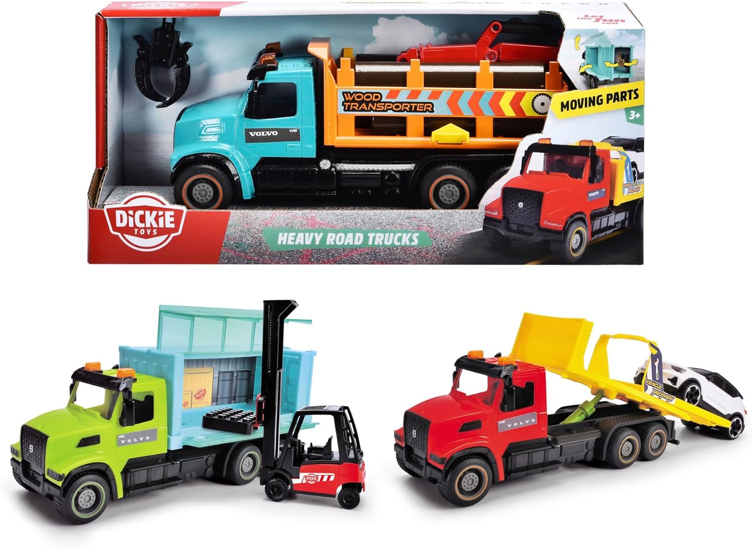 Buy Dickie Heavy Road Trucks (Sold Separately Subjected to Availability) | Yallatoys.com