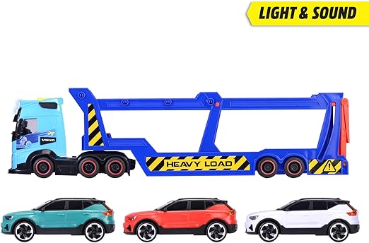 Buy Dickie Volvo Car Transporter Vehicle Playset 4Pcs | Yallatoys.com