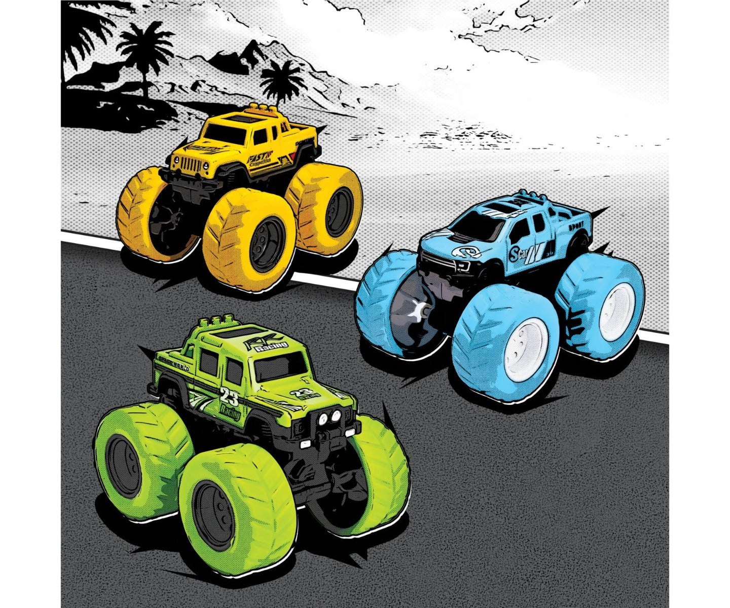Buy Dickie Toys Monster Trucks (Sold Separately Subjected To Availability) | Yallatoys.com