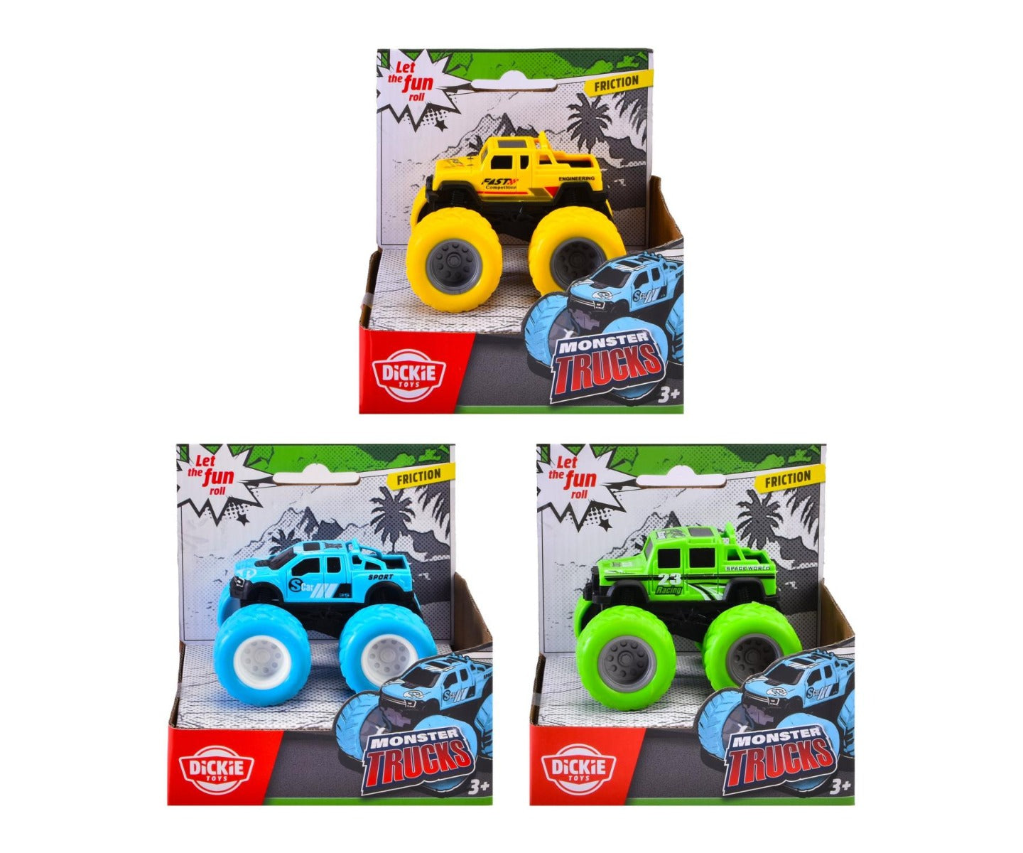 Buy Dickie Toys Monster Trucks (Sold Separately Subjected To Availability) | Yallatoys.com