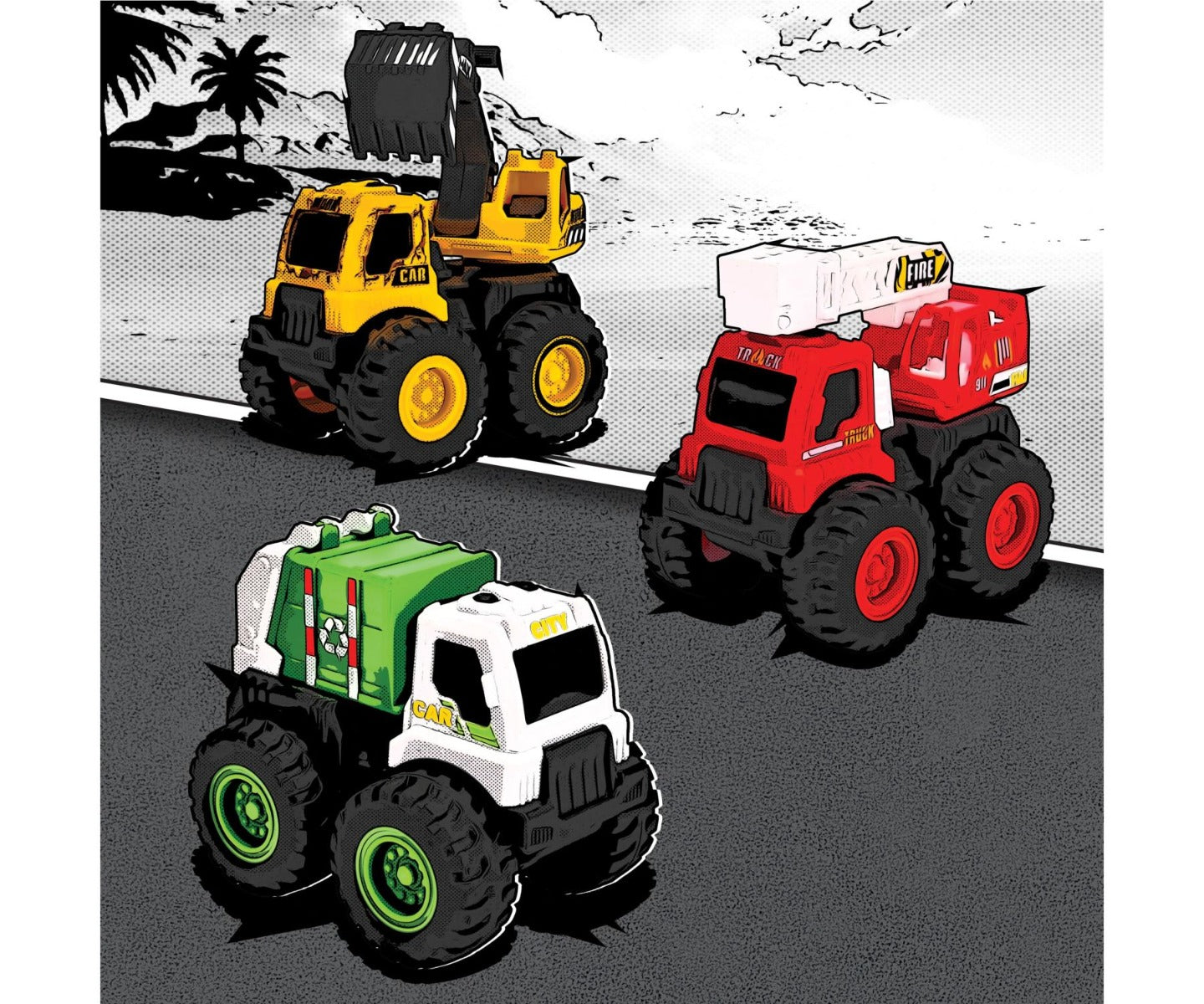 Buy Dickie Toys Mighty Engines Monster Truck (Sold Separately Subjected To Availability) | Yallatoys.com
