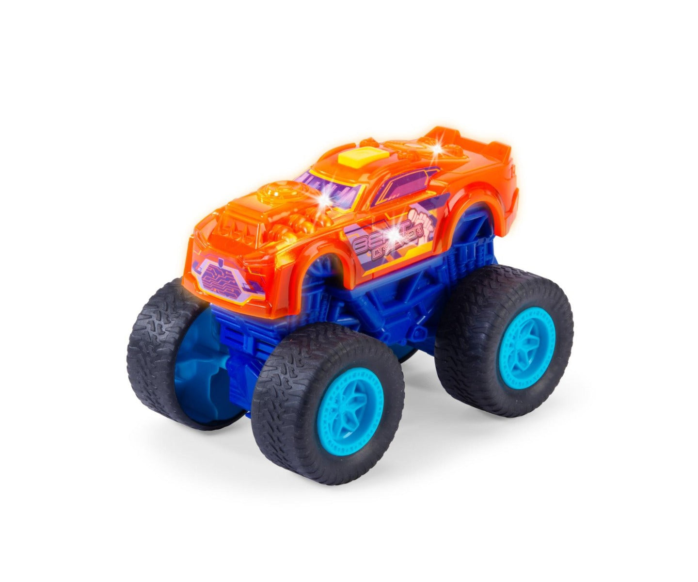 Buy Dickie Toys Beat Crusher Monster Truck With Light Change And Music | Yallatoys.com