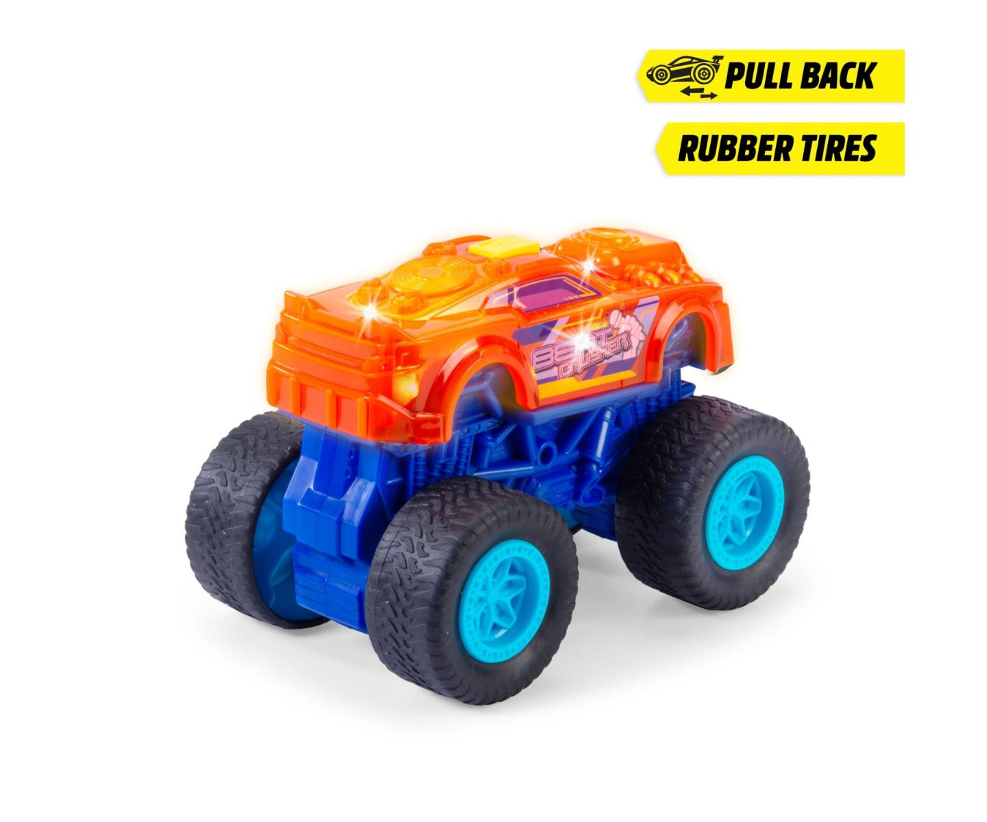 Buy Dickie Toys Beat Crusher Monster Truck With Light Change And Music | Yallatoys.com