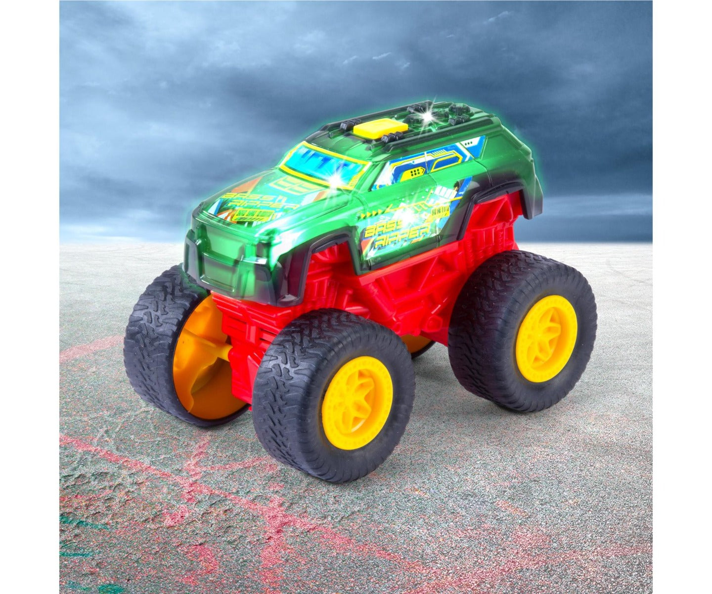 Buy Dickie Toys Bass Ripper Monster Truck With Light Change And Music | Yallatoys.com