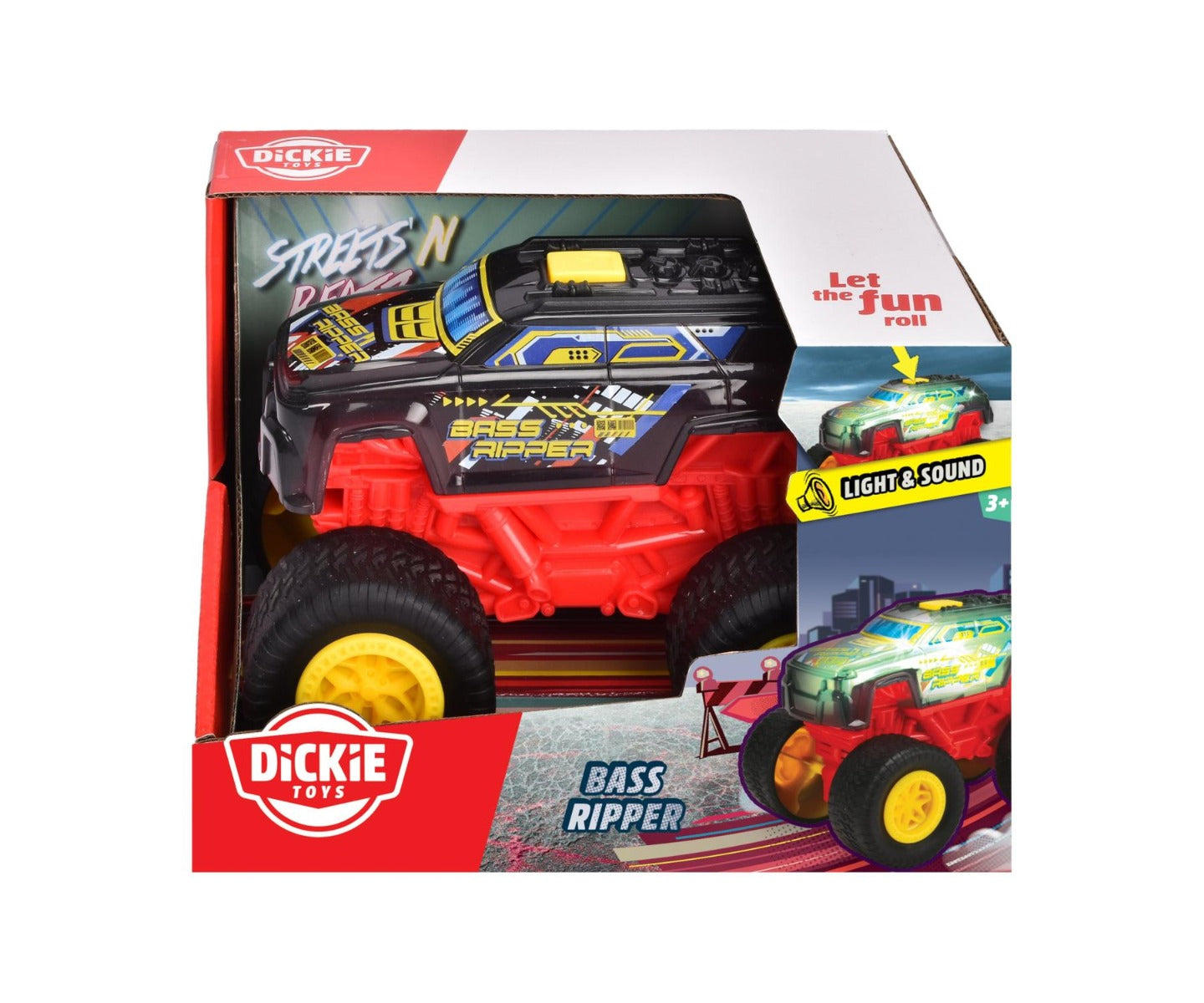 Buy Dickie Toys Bass Ripper Monster Truck With Light Change And Music | Yallatoys.com