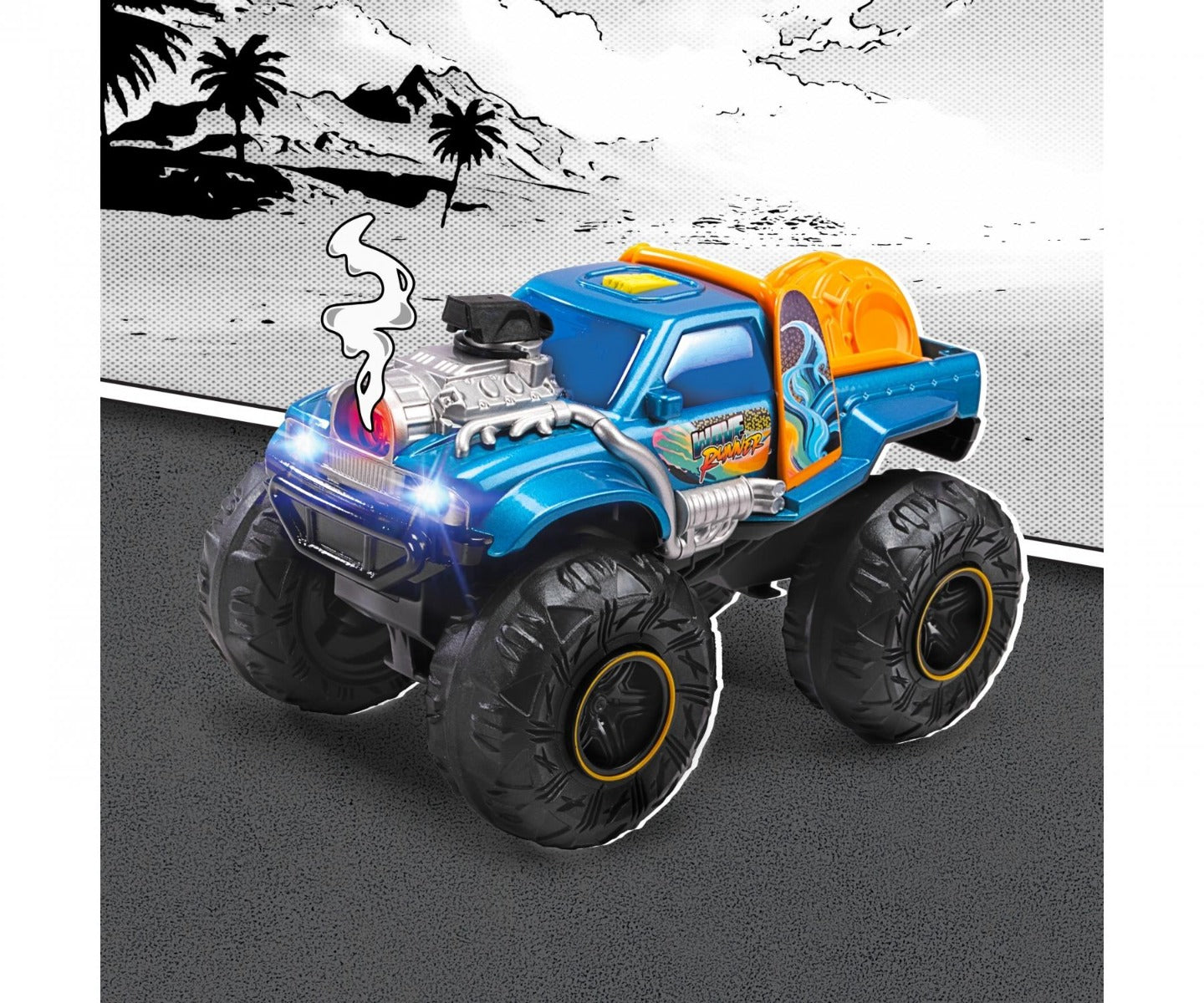 Buy Dickie Toys Wave Runner Monster Truck (Sold Separately Subjected To Availability) | Yallatoys.com