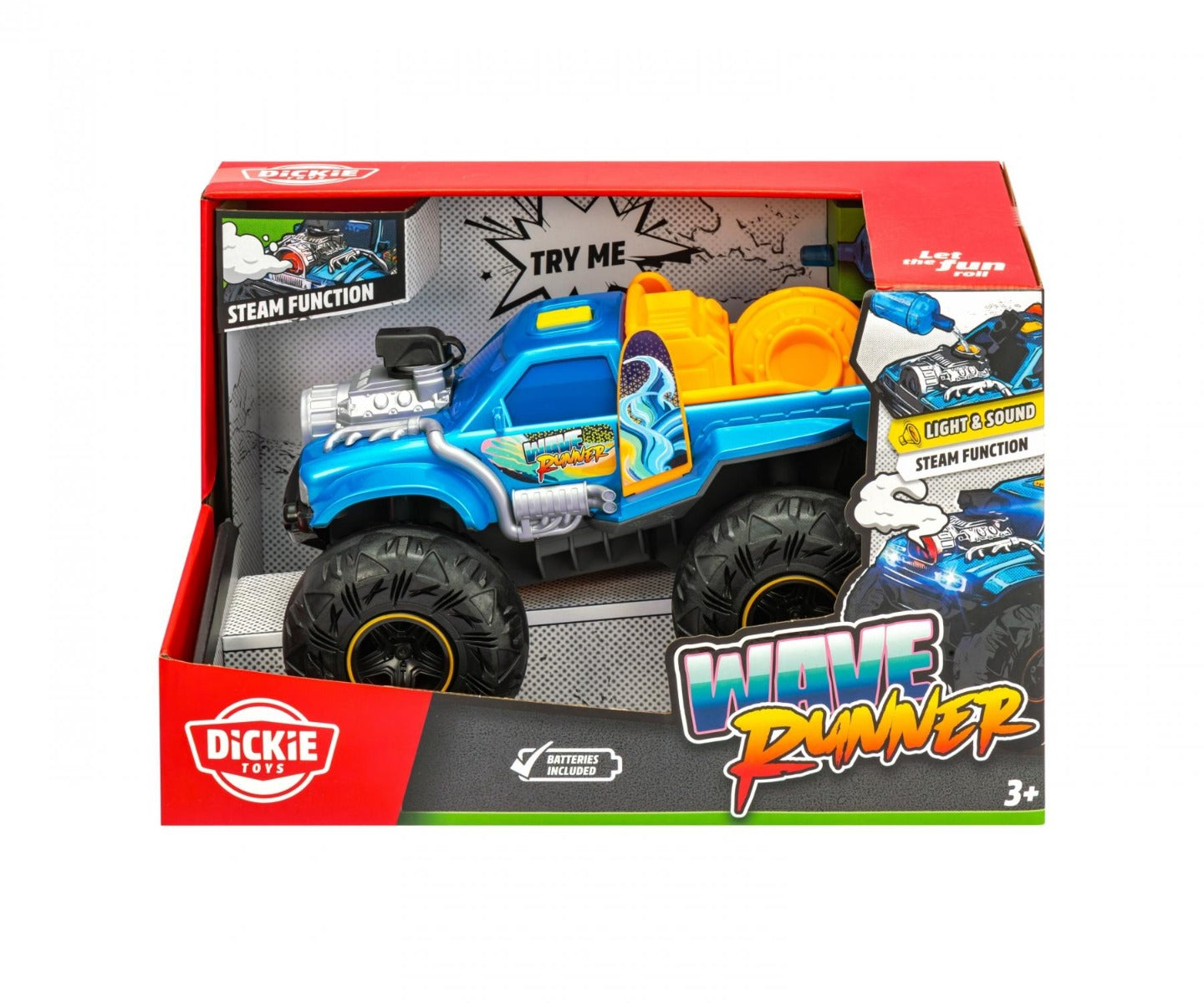 Buy Dickie Toys Wave Runner Monster Truck (Sold Separately Subjected To Availability) | Yallatoys.com