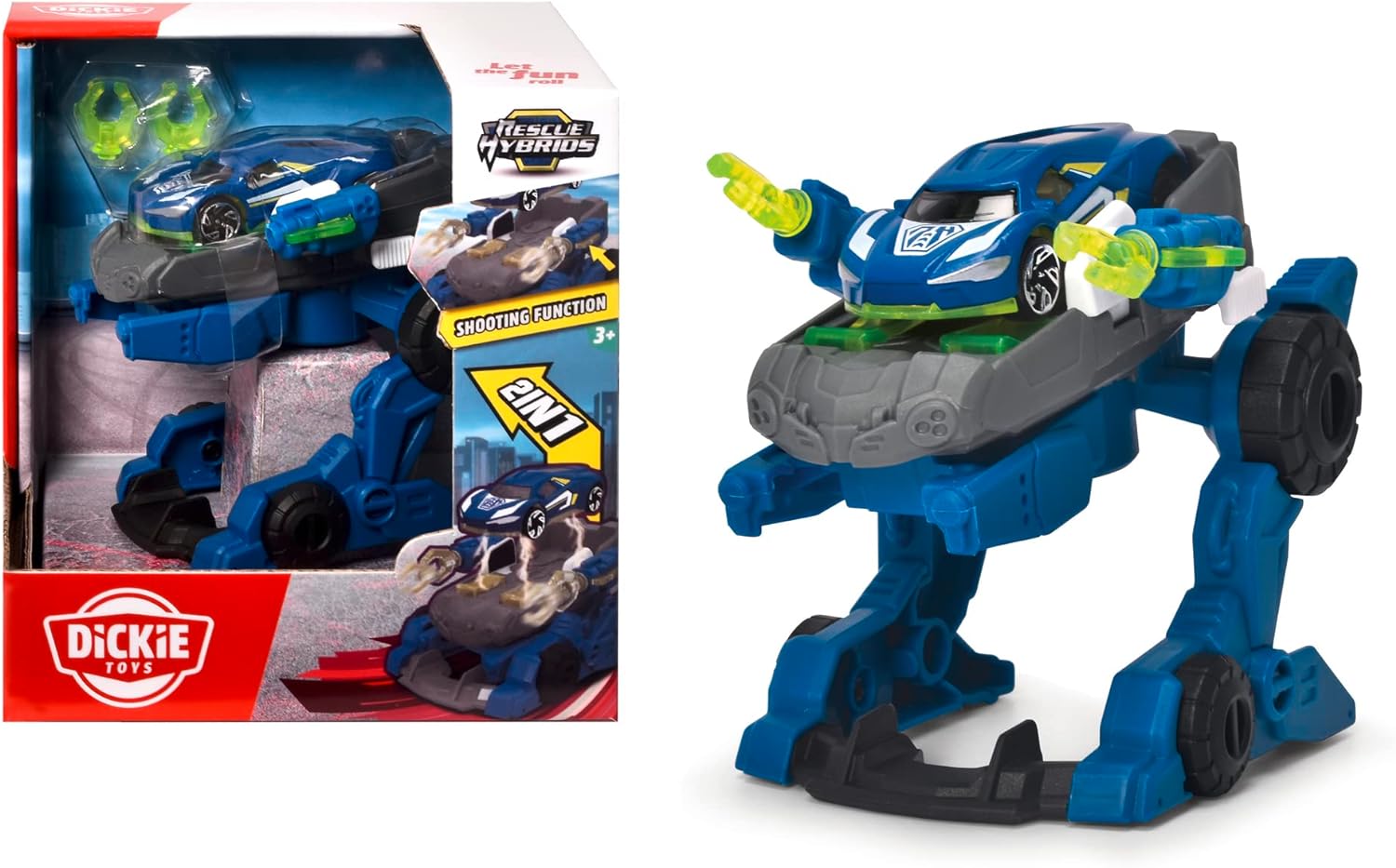Buy Dickie Police Trooper 2 in 1 Robot Police Car | Yallatoys.com