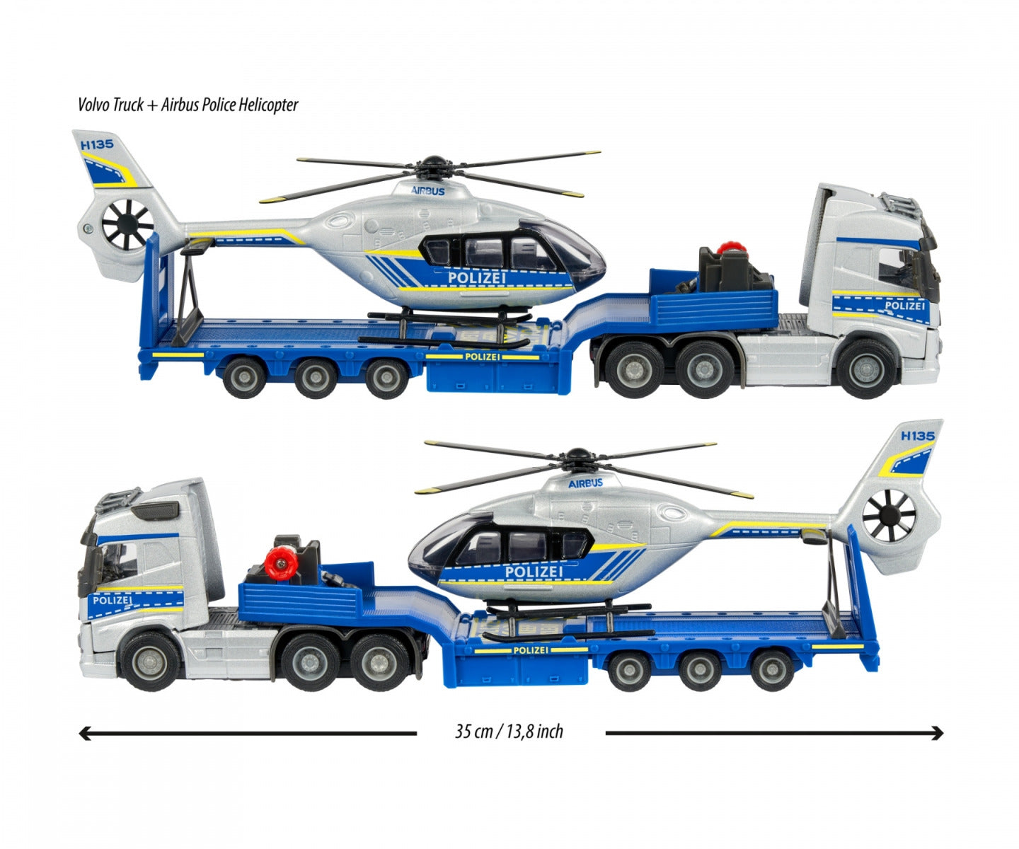 Buy Majorette Grand Series Volvo FH16 PoliceAirbus & Truck | Yallatoys.com