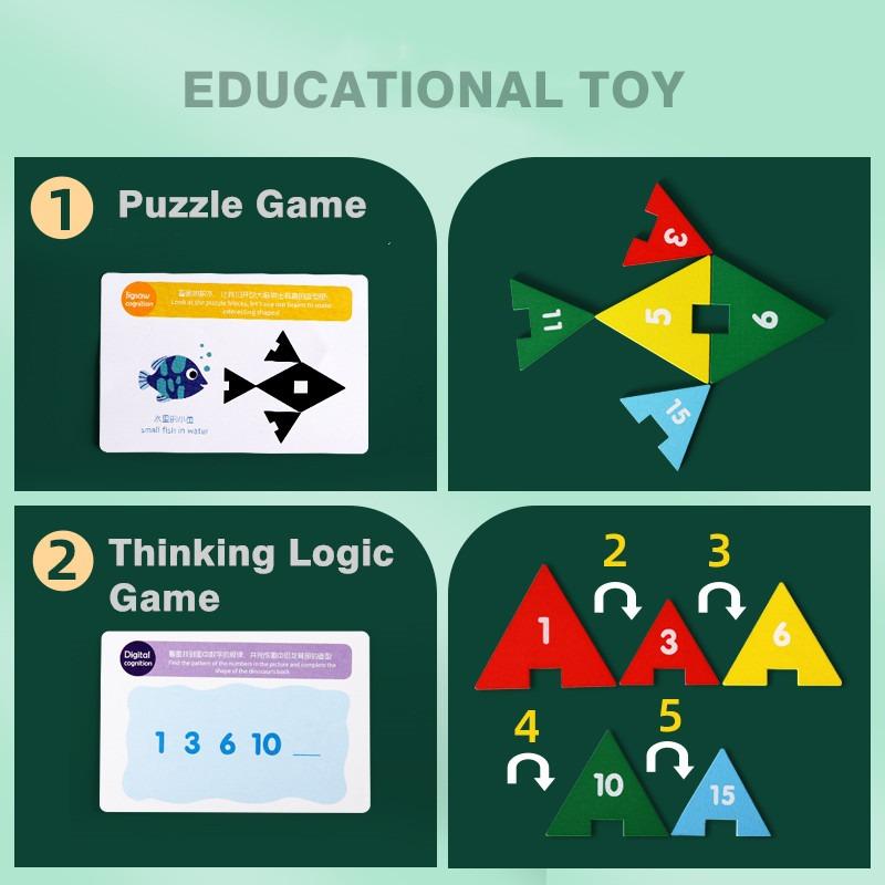 dinosaur brain teaser learning game