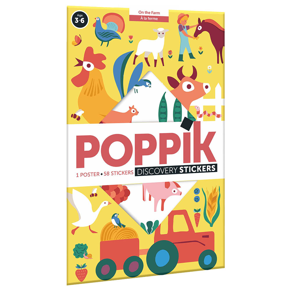 Buy Poppik Sticker Poster Discovery Farmyard | Yallatoys.com