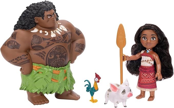 Buy Disney Moana 2 Moana & Maui 6inch Petite Doll Playset | Yallatoys.com