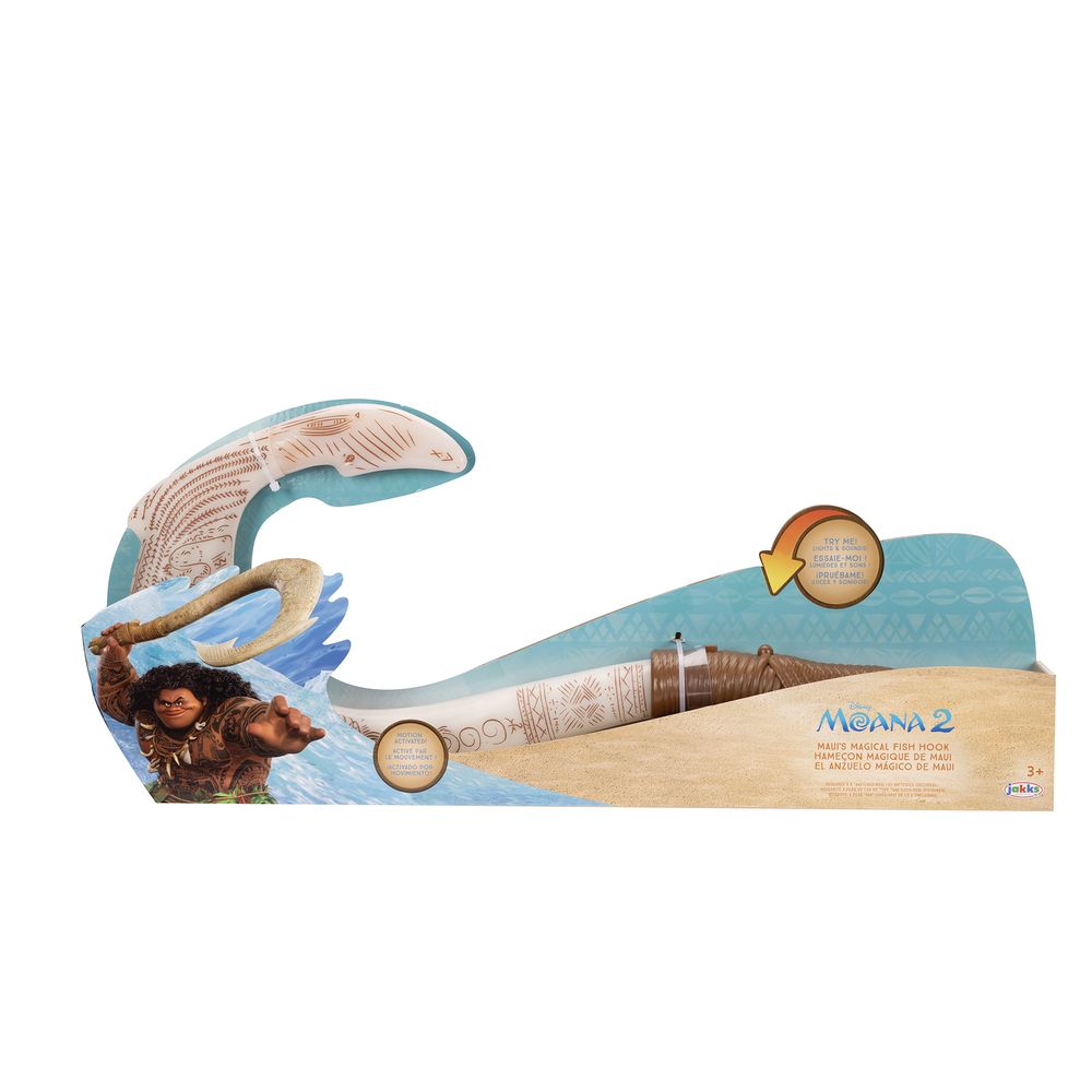 Buy Disney Moana 2 Mauis Magical Fish Hook Light Up Toy | Yallatoys.com