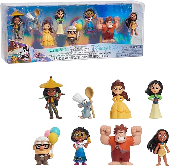 Buy Disney 100 Years of Defying Odds Celebration Collection Limited Edition 8-piece Figure Pack | Yallatoys.com