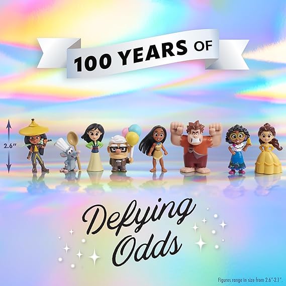 Buy Disney 100 Years of Defying Odds Celebration Collection Limited Edition 8-piece Figure Pack | Yallatoys.com