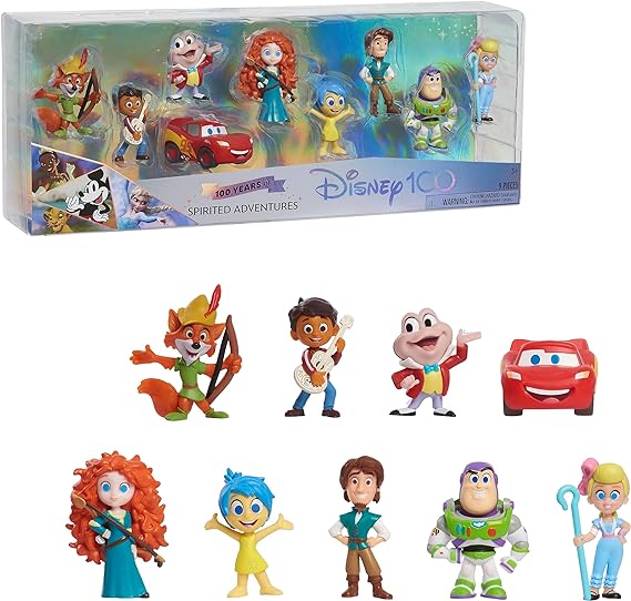 Buy Disney 100 Years of Spirited Adventures Limited Edition 9-piece Figure Set | Yallatoys.com