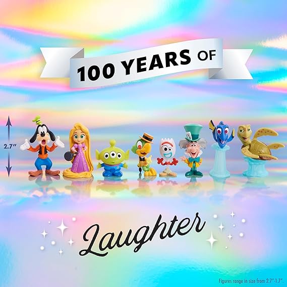 Buy Disney 100 Years of Laughter Celebration Collection Limited Edition 8-Piece Figure Pack | Yallatoys.com