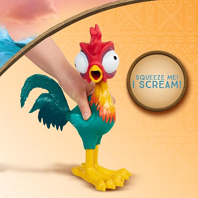 Buy Disney Moana Squeeze and Scream Hei Hei Toy 12inch Figure | Yallatoys.com