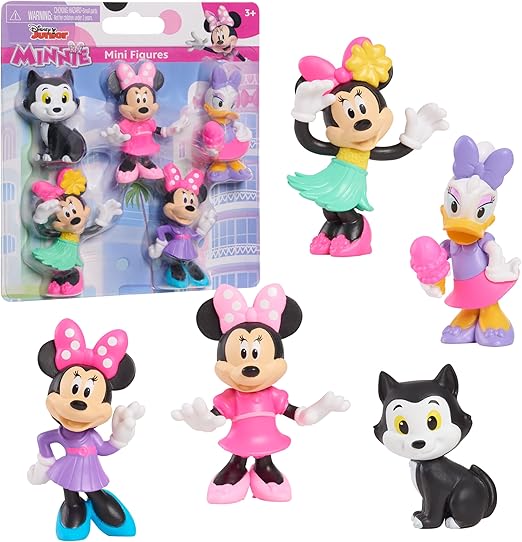 Buy Disney Minnie Mouse 5 Pack Mini Figure Set | Yallatoys.com