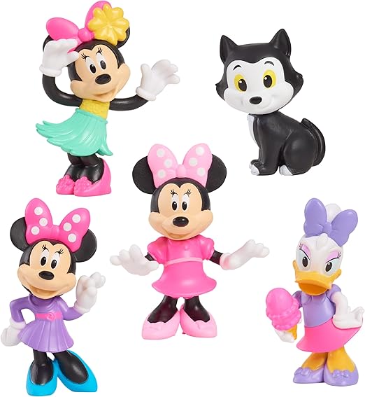 Buy Disney Minnie Mouse 5 Pack Mini Figure Set | Yallatoys.com