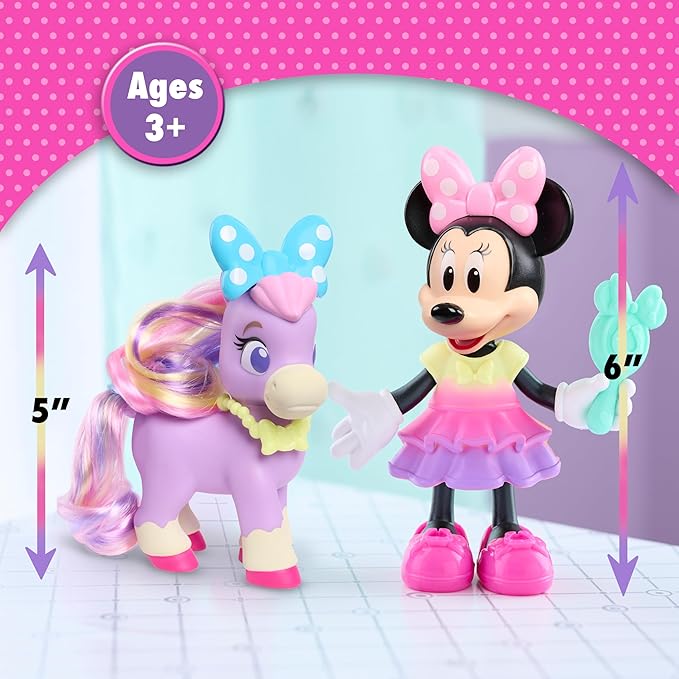Buy Disney Minnie Mouse Groom And Glam Pony Set | Yallatoys.com