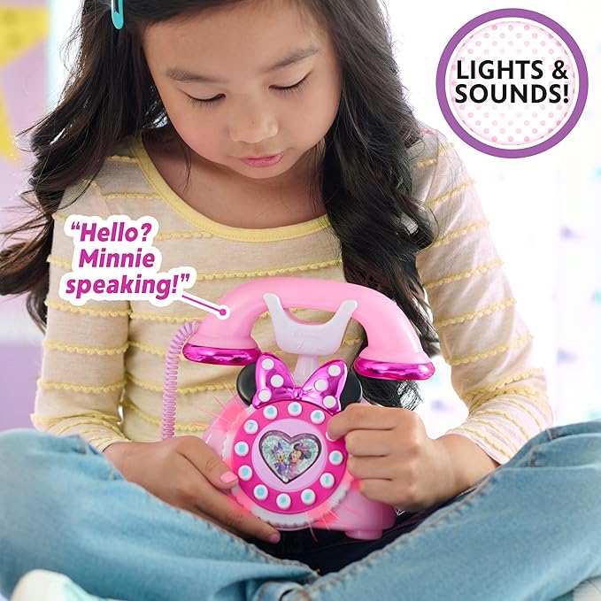 Buy Disney Minnie Mouse Ring Me Rotary Phone | Yallatoys.com