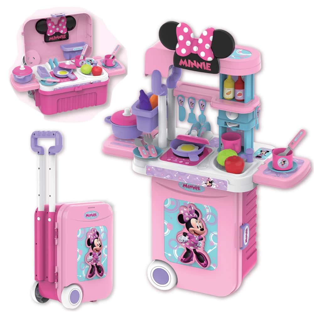 Buy Disney Minnie Mouse 3 in 1 Kitchen Trolley Case | Yallatoys.com