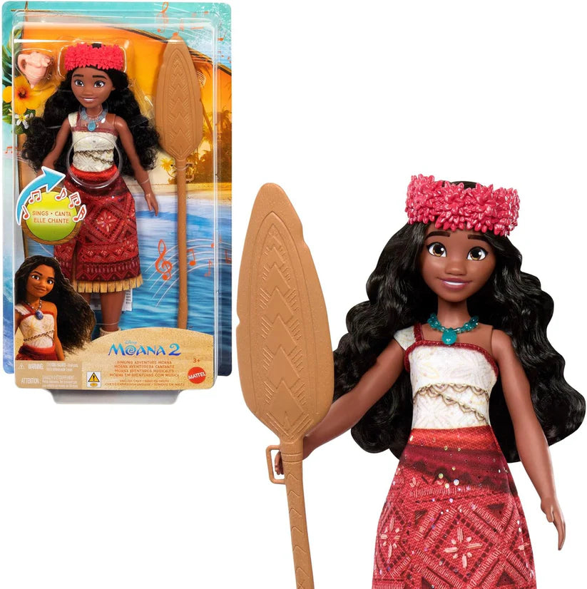 Buy Mattel Disney Moana 2 Singing Adventure Moana Doll with Signature Outfit | Yallatoys.com