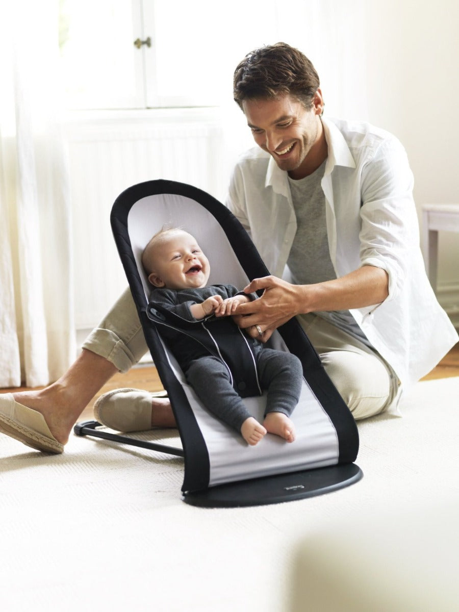 BABYBJORN  Bouncer Balance Soft Beige/Grey, Cotton/Jersey BabyBjorn Yallatoys