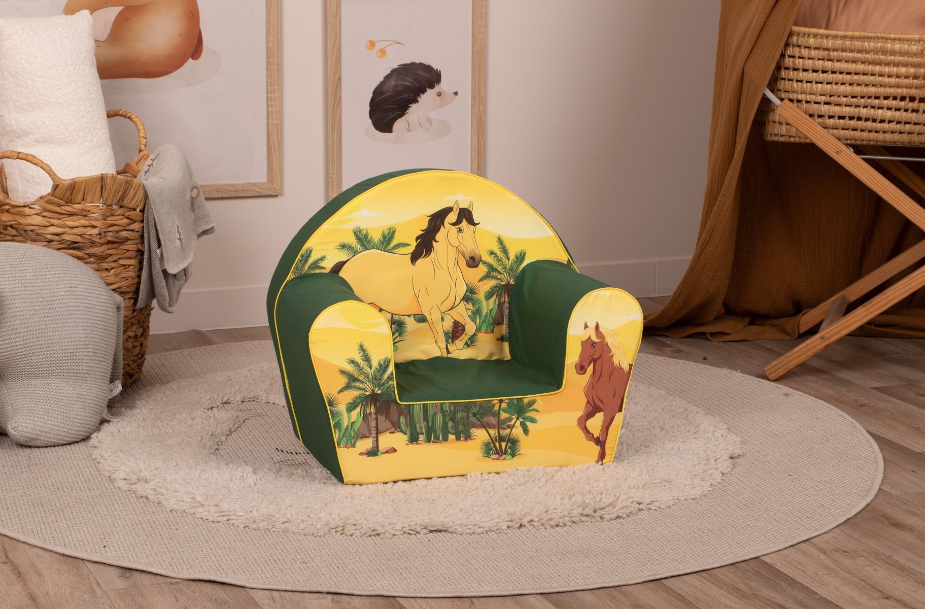 Buy Delsit Arm Chair Arabic Horses | Yallatoys.com