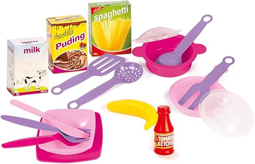 Buy Dolu Unicorn Trolley with Kitchen Set 18pcs | Yallatoys.com