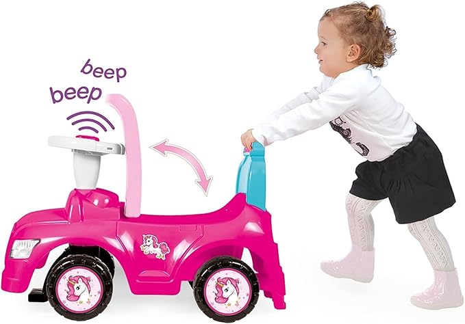 Buy Dolu Unicorn Step Car 2 In 1 Ride On Pink | Yallatoys.com