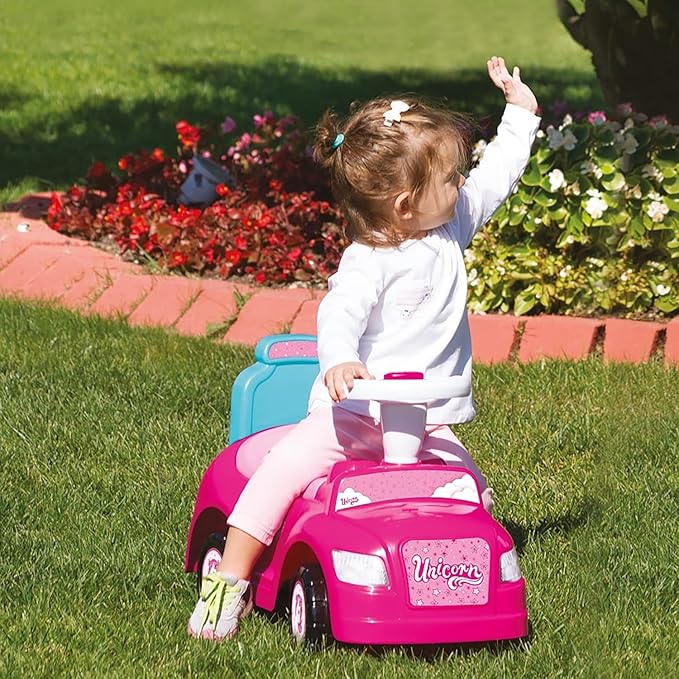 Buy Dolu Unicorn Step Car 2 In 1 Ride On Pink | Yallatoys.com