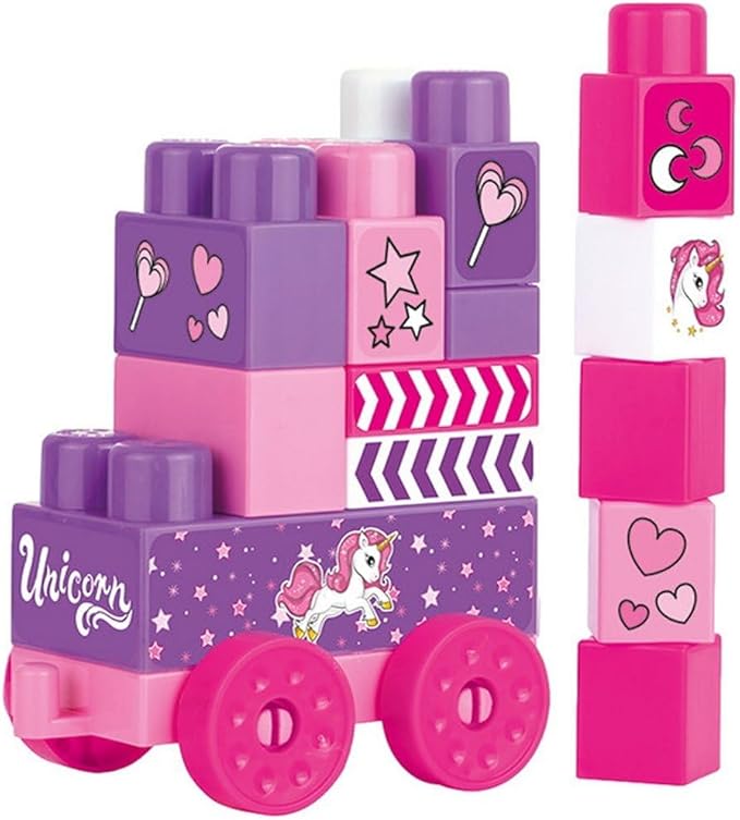 Buy Dolu Unicorn with Bag Mega Block Pack of 20 | Yallatoys.com