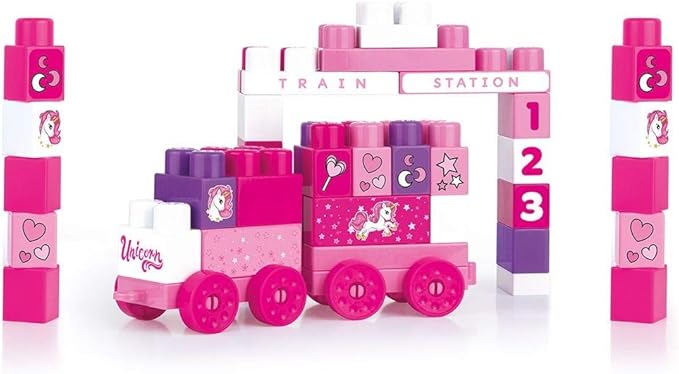 Buy Dolu Unicorn Jumbo Block 50 Pieces in Box | Yallatoys.com