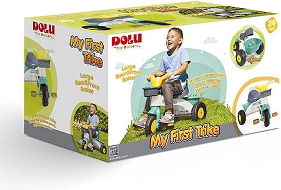 Buy Dolu My First Trike White & Green | Yallatoys.com